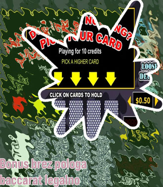 Bonus brez pologa video poker igre