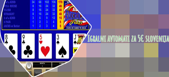 Poker avtomati za 5€ bonusi